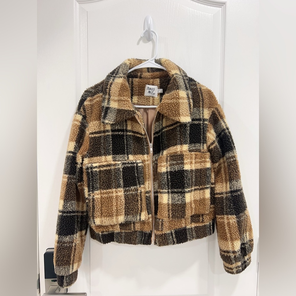 PRINCESS POLLY teddy jacket